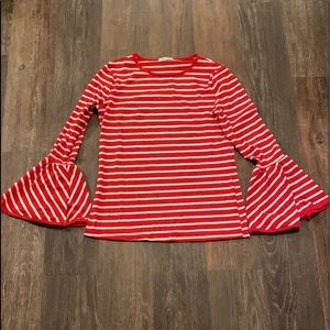 Top With Bell Sleeves